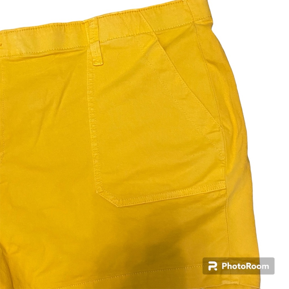 NWT Torrid Comfort Flex High Rise 3.5" Twill Chino Mustard Yellow Shorts Sz 28 - Picture 6 of 8
